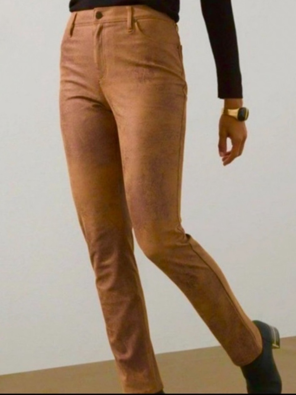 NWT Chico’s Faux Suede Slim Pant